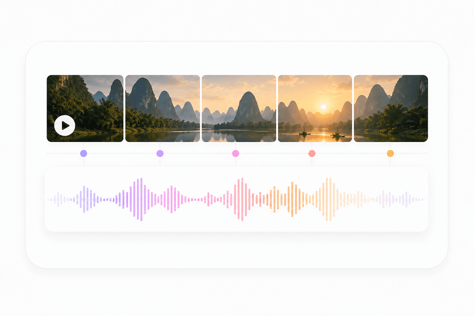 Generate a perfectly aligned music